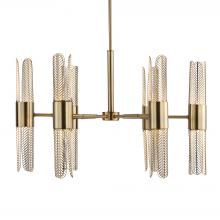 Uttermost 21391 - Uttermost Cret 12 Light Brass Chandelier