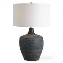 Uttermost 30367-1 - Uttermost Graphite Ribbed Table Lamp