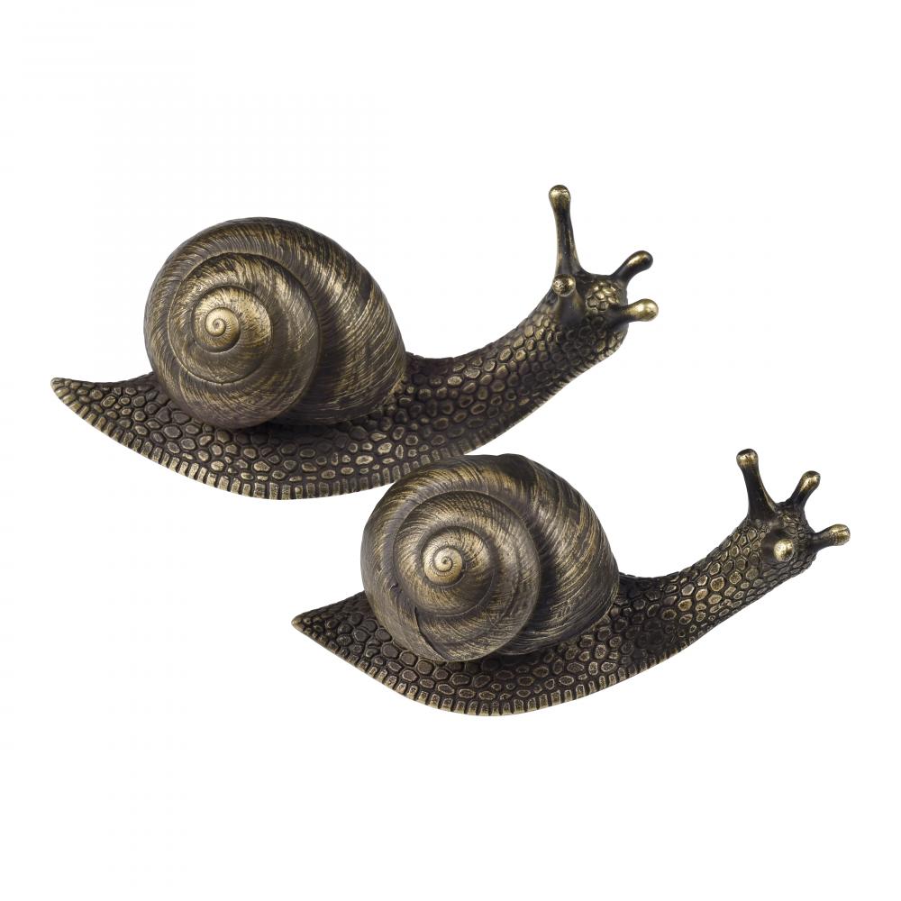 Snail Object - Set of 2 - Bronze (2 pack) (2 pack)