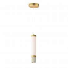 Anzalone Electric and Lighting Items E11051-01TVGLD - Travertine-Single Pendant