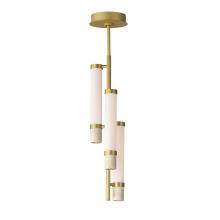 Anzalone Electric and Lighting Items E11053-01TVGLD - Travertine-Multi-Light Pendant