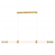 Anzalone Electric and Lighting Items E11056-01TVGLD - Travertine-Linear Pendant