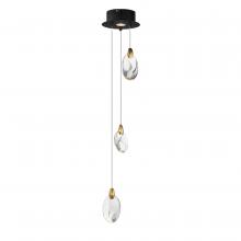 Anzalone Electric and Lighting Items E11073-122BKPG - Pebble-Multi-Light Pendant