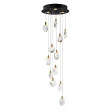 Anzalone Electric and Lighting Items E11078-122BKPG - Pebble-Multi-Light Pendant