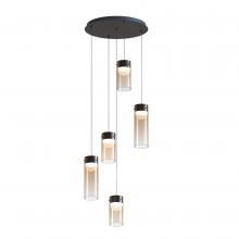 Anzalone Electric and Lighting Items E21185-05GM - Highball-Multi-Light Pendant