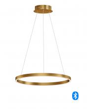 Anzalone Electric and Lighting Items E22724-GLD - Groove WiZ-Single Pendant