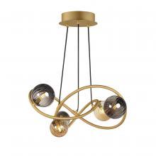 Anzalone Electric and Lighting Items E24185-148GLD - Planetary-Chandelier