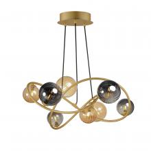 Anzalone Electric and Lighting Items E24188-148GLD - Planetary-Chandelier