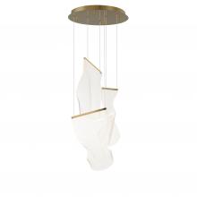 Anzalone Electric and Lighting Items E24874-133FG - Rinkle-Multi-Light Pendant