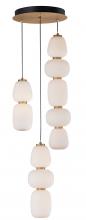 Anzalone Electric and Lighting Items E25069-92BKGLD - Soji-Multi-Light Pendant