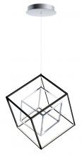 Anzalone Electric and Lighting Items E30584-BKPC - 4 Square-Single Pendant