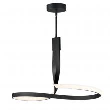 Anzalone Electric and Lighting Items E30662-BK - Serpentine-Single Pendant