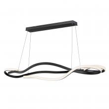 Anzalone Electric and Lighting Items E30666-BK - Serpentine-Linear Pendant