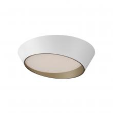 Anzalone Electric and Lighting Items E51032-WTGLD - Slant-Flush Mount