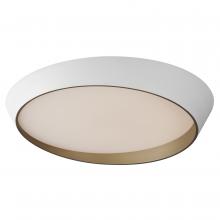 Anzalone Electric and Lighting Items E51034-WTGLD - Slant-Flush Mount